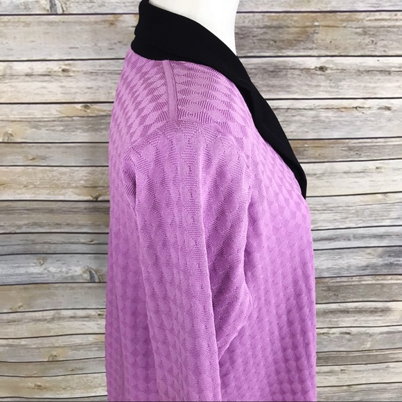 Exclusively Misook Button Front Cardigan Jacket - Picture 6 of 8